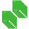 C-Line Products One-Subject Notebook, 70 Page, Wide Ruled, Green, 12PK 22043